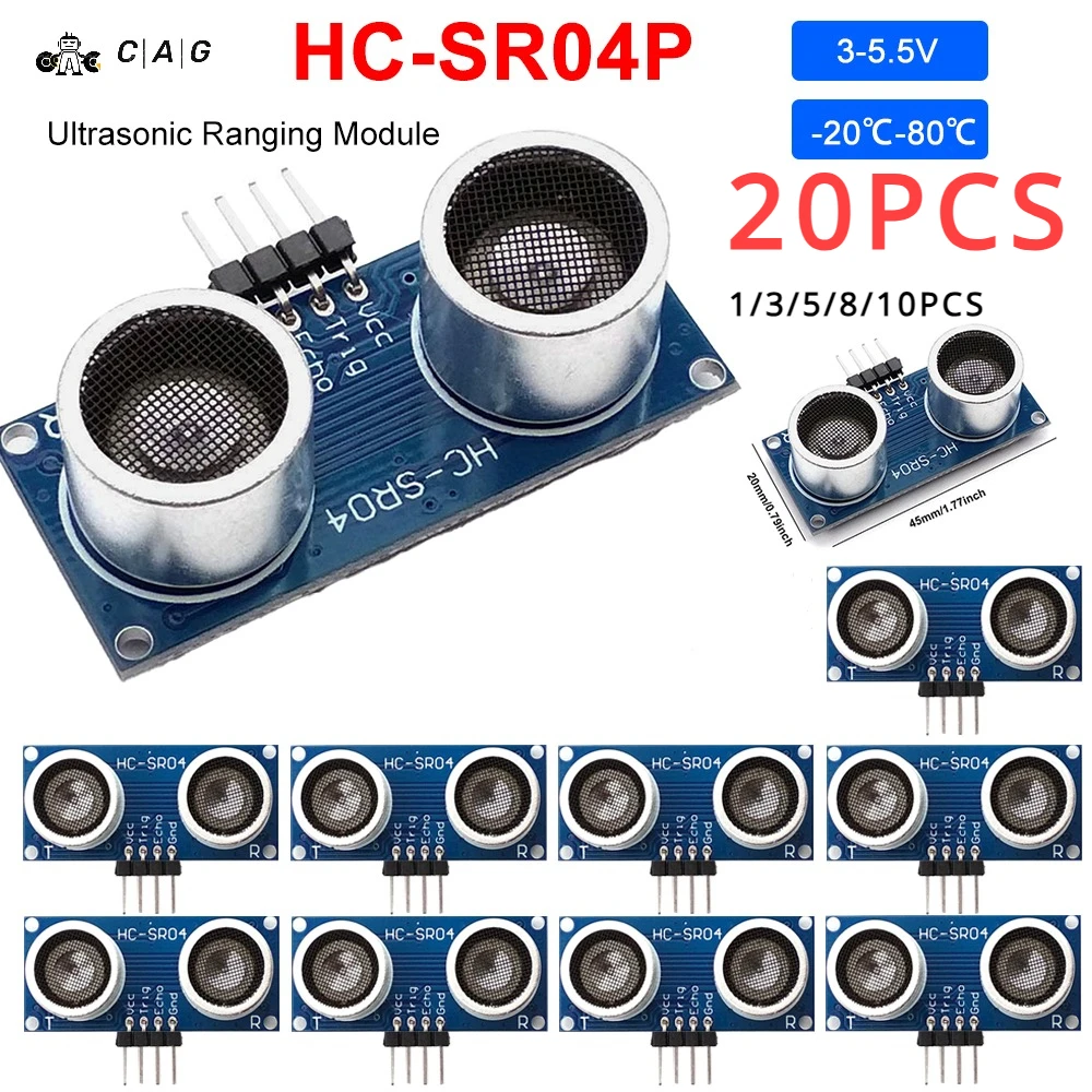 HC-SR04 Ultrasonic Distance Sensor Module - For Arduino & Robotics