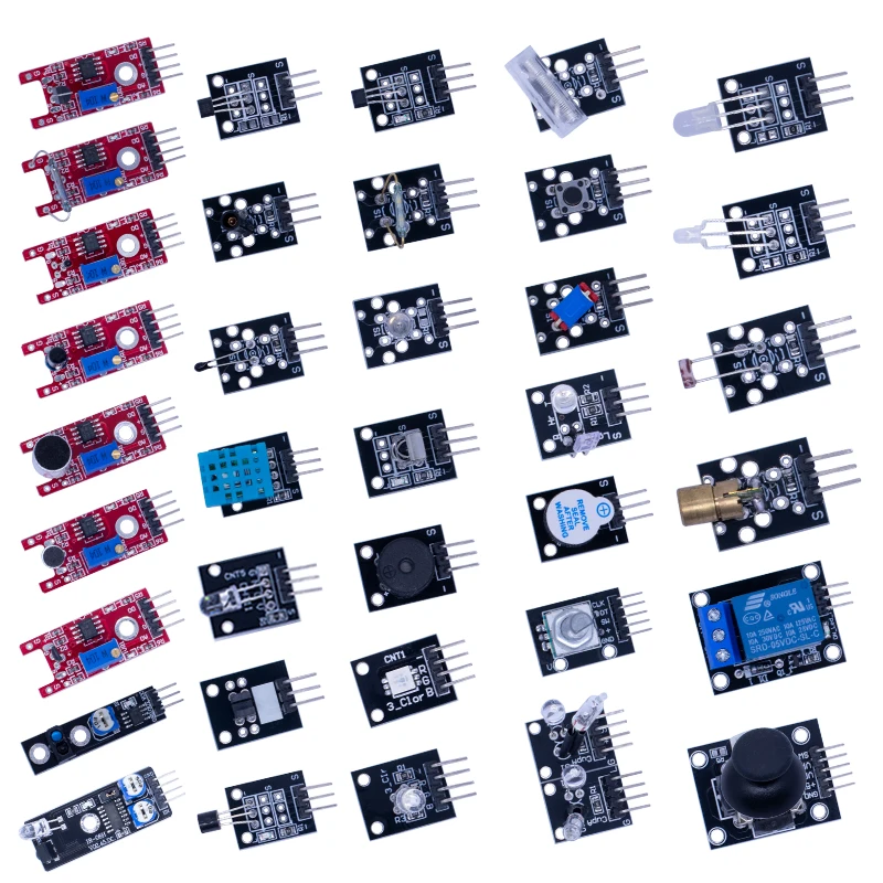 37-in-1 Sensor Module Kit for Arduino - Complete Project Starter Set