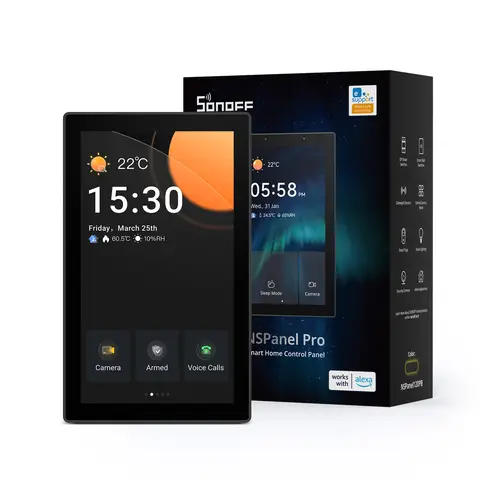 SONOFF NSPanel Pro - Smart Home Hub with 4.3" Touchscreen & Camera (Genuine Sonoff)