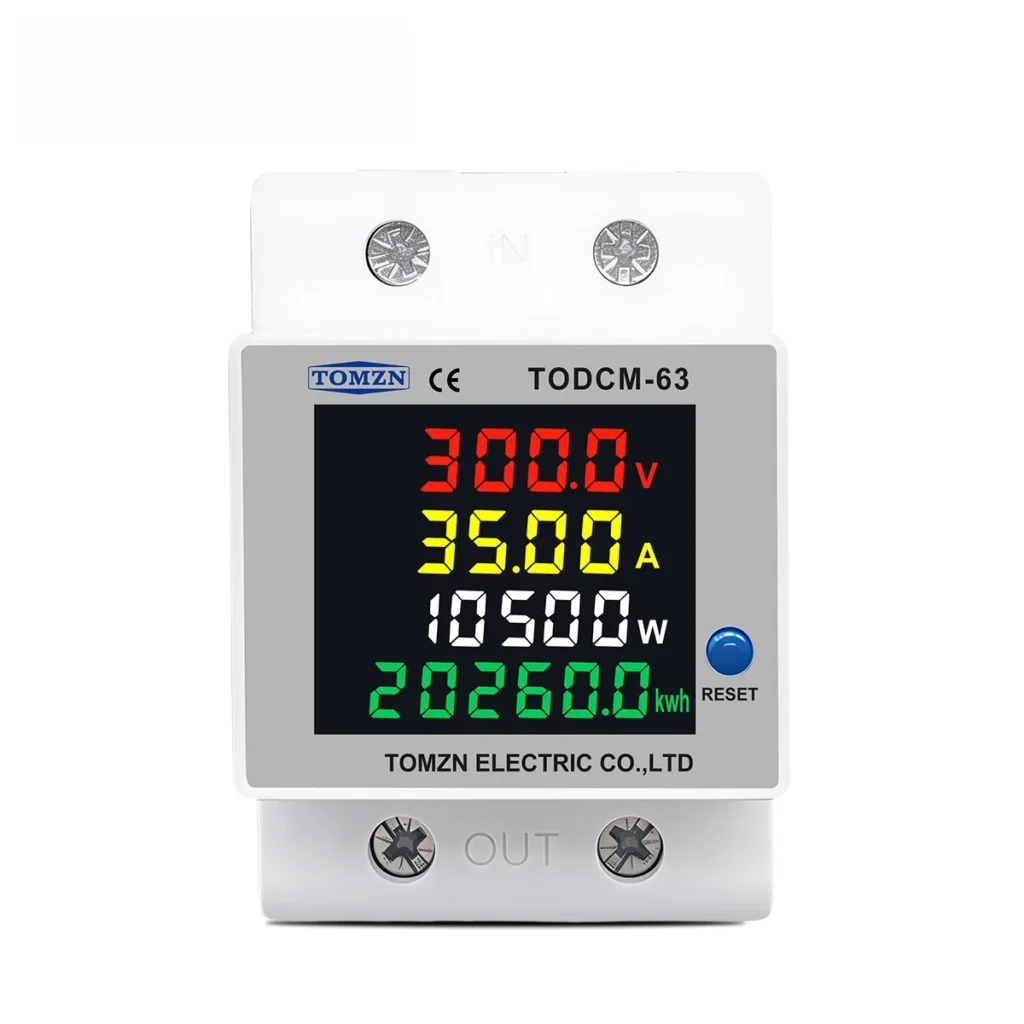 Digital Voltmeter Ammeter Panel Meter - Dual Display AC/DC
