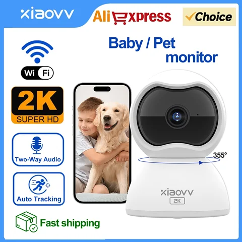 WiFi Security Camera - 1080P Indoor Smart Camera with Night Vision